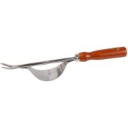 GRINDA 330 мм, нержавеющая сталь, деревянная ручка, корнеудалитель (8-421146)