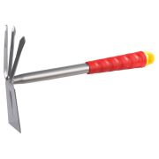 GRINDA 305 мм, 3 зубца, прямое лезвие, коннекторная система, садовая мотыжка (8-421435)