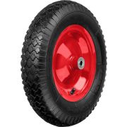 ЗУБР КП-1, 4″ х 380 мм, для тачки (арт. 39960), стальной диск, подшипник - 16 мм, пневматическое колесо (39955-1)