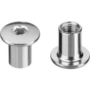 ЗУБР M6 x 12 мм, шест. 4 мм, цинк, 5 кг, гайка Эриксона с полукруглой головкой, Профессионал (303760-4)