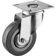 ЗУБР d 75 мм, г/п 50 кг, резина/полипропилен, поворотное колесо (30956-75-S)