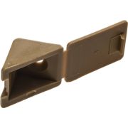 ЗУБР цвет бук, 4.0 x 15 мм, 4 шт, мебельный уголок с шурупом (4-308256-2)