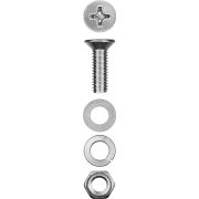 ЗУБР DIN 965, M5 х 20 мм, цинк, 16 шт, винт с гайкой и шайбами (303456-05-020)