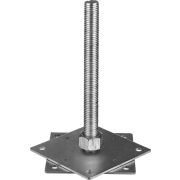 ЗУБР 140 x 140 x 250 мм x М24, цинк, анкерная регулировочная стойка (310266-140)