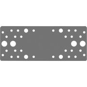 ЗУБР КП-2.0, 200 x 80 x 2 мм, цинк, крепежная пластина (310236-200-80)