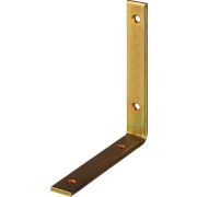 ЗУБР УМ-4.0, 125 x 125 x 20 x 4 мм, желтый цинк, узкий мебельный уголок (31031-125)