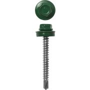 ЗУБР СКД 6002, 80 х 4.8 мм, зелёный лист, 140 шт (1,42 кг.), кровельный саморез (4-300315-48-080-6002)