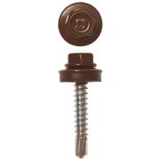 ЗУБР СКД 8017, 29 х 4.8 мм, шок.-коричн., 400 шт (1,92 кг.), кровельный саморез, Профессионал (4-300315-48-029-8017)