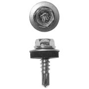 ЗУБР СКМ, 25 х 5.5 мм, цинк, 420 шт (2,17 кг.), кровельный саморез, Профессионал (4-300315-55-025)