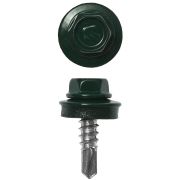 ЗУБР СКМ 6005, 25 х 5.5 мм, зелёный насыщ., 1800 шт (10,4 кг.), кровельный саморез, Профессионал (4-300310-55-025-6005)