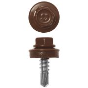 ЗУБР СКМ 8017, 25 х 5.5 мм, шок.-коричн., 1800 шт (8,64 кг.), кровельный саморез, Профессионал (4-300310-55-025-8017)