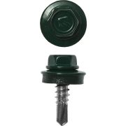 ЗУБР СКМ 6005, 25 х 5.5 мм, зелёный насыщ., 420 шт (2,36 кг.), кровельный саморез, Профессионал (4-300315-55-025-6005)