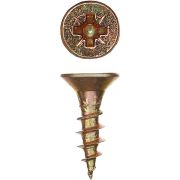 ЗУБР СУ-Ж, 12 х 3.0 мм, желтый цинк, 90 шт, универсальный саморез (300396-30-012)