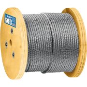 ЗУБР DIN 3066, свивка 6 х 37 + IWR, 10 мм, L 60 м, грузоподъемный стальной трос, Профессионал (30417-10)