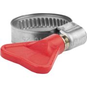 ЗУБР Бабочка, 16 - 25 мм, накатная лента 9 мм, 2 шт, нержавеющий хомут, Профессионал (37835-16-25)