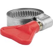 ЗУБР Бабочка, 25 - 40 мм, накатная лента 9 мм, 100 шт, нержавеющий хомут, Профессионал (37835-25-40-100)