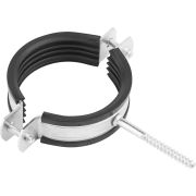 ЗУБР 3″, цинк, 1 шт, трубный хомут с шурупом (37854-83-95-1)