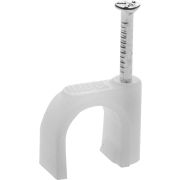 STAYER 14 мм, 50 шт, скоба-держатель для круглого кабеля с оцинкованным гвоздем (4510-14)