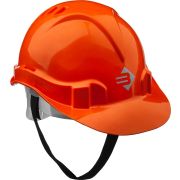 ЗУБР оранжевая, реечный механизм, универсальное крепление для наушников и щитков, защитная каска (11090)