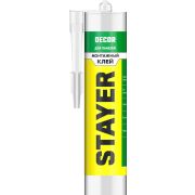 STAYER DÉCOR, 280 мл, белый, монтажный клей для молдингов и панелей, Professional (41327)