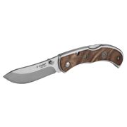 ЗУБР Скиф, 180 мм, лезвие 75 мм, рукоятка с деревянными накладками, складной нож (47712)