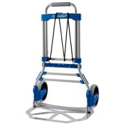 ЗУБР ТР-90, до 90кг, каркас и платформа из алюм, платформа 48.5х28.5см, колеса d13 см, вес 4.65кг, складная хозяйств тележка, Профессионал (38750-90)