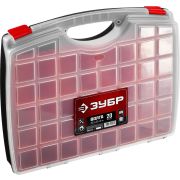 ЗУБР ВОЛГА-20, 425 х 330 х 60 мм, пластиковый органайзер с 20 съемными лотками (38034-20)