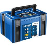 ЗУБР МОДУЛЬ-25, 440 х 310 х 250 мм, (17″), размер XL, пластиковый ящик для инструментов, Профессионал (38165-25)