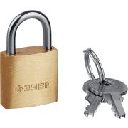 ЗУБР 20 мм, латунный корпус, мини, навесной замок, Профессионал (37130-20)
