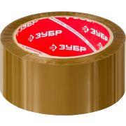 ЗУБР 48 мм, 60 м, 50 мкм, коричневая, упаковочная клейкая лента (12033-50)