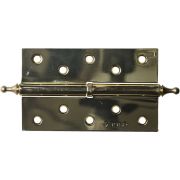 ЗУБР 125 х 75 х 2.5 мм, разъемная, правая, цвет латунь (PB), 2 шт, карточная петля (37605-125-1R)