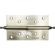 ЗУБР 125 х 75 х 2.5 мм, разъемная, правая, цвет матовая латунь (SB), 2 шт, карточная петля (37605-125-3R)