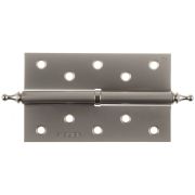 ЗУБР 125 х 75 х 2.5 мм, разъемная, левая, цвет матовый никель (PN), 2 шт, карточная петля (37605-125-4L)