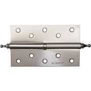 ЗУБР 125 х 75 х 2.5 мм, разъемная, правая, цвет матовый никель (PN), 2 шт, карточная петля (37605-125-4R)