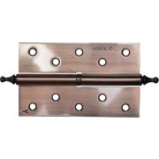 ЗУБР 125 х 75 х 2.5 мм, разъемная, левая, цвет старая медь (AC), 2 шт, карточная петля (37605-125-6L)