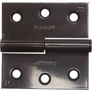 STAYER 75 x 75 x 2.4 мм, разъемная, правая, цвет коричневый, карточная петля (37613-75-3R)