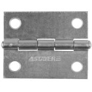 STAYER 50 x 38 х 1.25 мм, цвет белый цинк, карточная петля (37611-50-1)