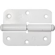 ПН-85, 85 x 41 х 2.5 мм, правая, цвет белый, карточная петля (37641-85R)