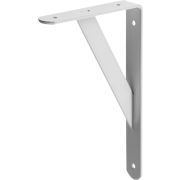 STAYER 250 х 150 х 30 х 4 мм, белый, усиленный уголок-кронштейн (37420-1)