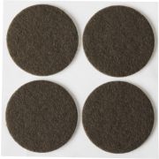 STAYER d 35 мм, самоклеящиеся, фетровые, 4 шт, коричневые, мебельные накладки (40910-35)