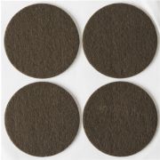 STAYER d 50 мм, самоклеящиеся, фетровые, 4 шт, коричневые, мебельные накладки (40910-50)