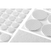 STAYER белые, самоклеящиеся, 125 шт, набор мебельных накладок (40917-H125)