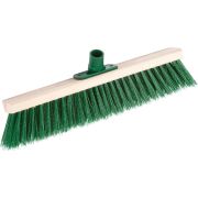 GRINDA EURO буковая колодка 40 см с пластиковым резьбовым держат. для черенка, d 22 мм, щетина 60мм, 5-рядная, без черенка,уличная щетка (39250-400)