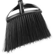 GRINDA пластиковая с колодкой 24см, резьбовой держатель для черенка d 22 мм, щетина 184мм, без черенка, щётка-метла уличная (39256)