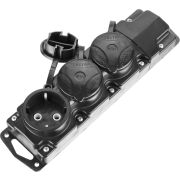 СИБИН 3 гнезда, IP44 колодка для удлинителя (55114-3)