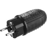 ЗУБР IP44, 16 A/220 В, обрезиненная вилка, Профессионал (55116-B)