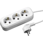 СИБИН У-30, ПВС, 3 х 0.75 мм2, 2200 Вт, 3 гн., 3 м, бытовой удлинитель (55034-3)