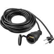 ЗУБР ПВС-315-Ш, ПВС, 3 х 1.5 мм2, 10 м, IP44, 3500 Вт, силовой удлинитель-шнур, Профессионал (55020-10)