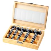 STAYER Forstner, 5 шт: 15-20-25-30-35 мм, набор сверл Форстнера по дереву, ДСП (29985-H5)