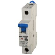СВЕТОЗАР ВА-60, 1P, 63А, B, 6кА, автоматический выключатель (SV-49051-63-B)